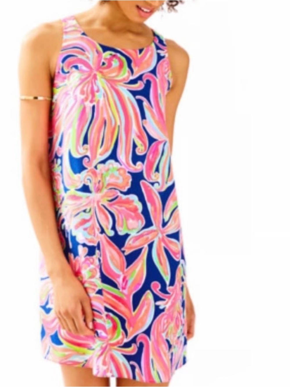 Lilly Pulitzer Jackie Shift Dress Silk Size M